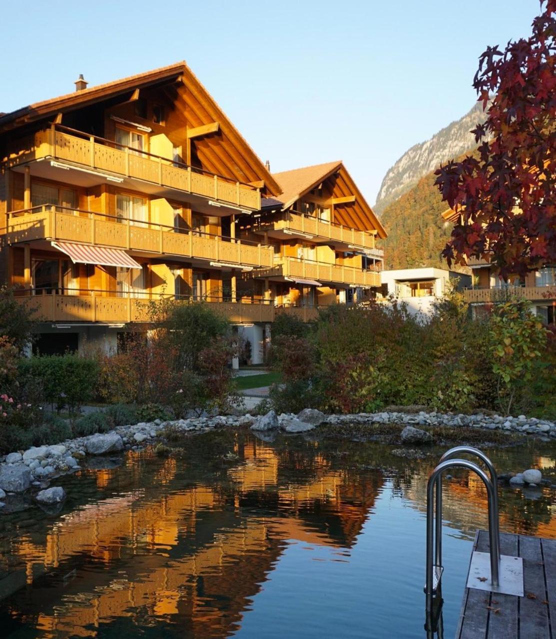 An Apartment In A Modern Swiss Chalet Iseltwald Dış mekan fotoğraf